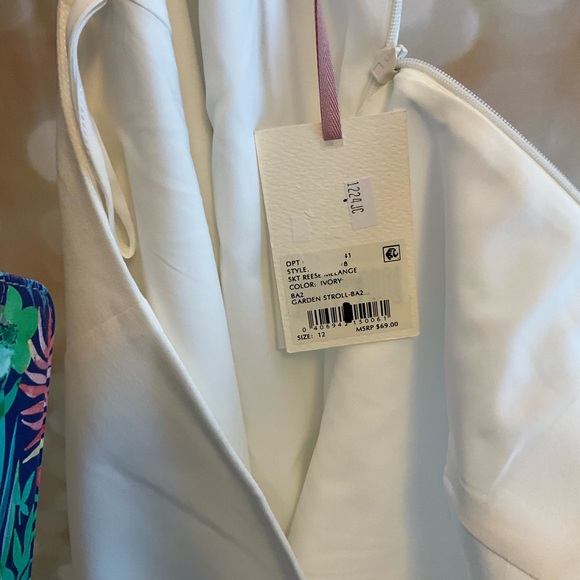 Alex Marie Ivory Pencil Skirt - Picture 6 of 10